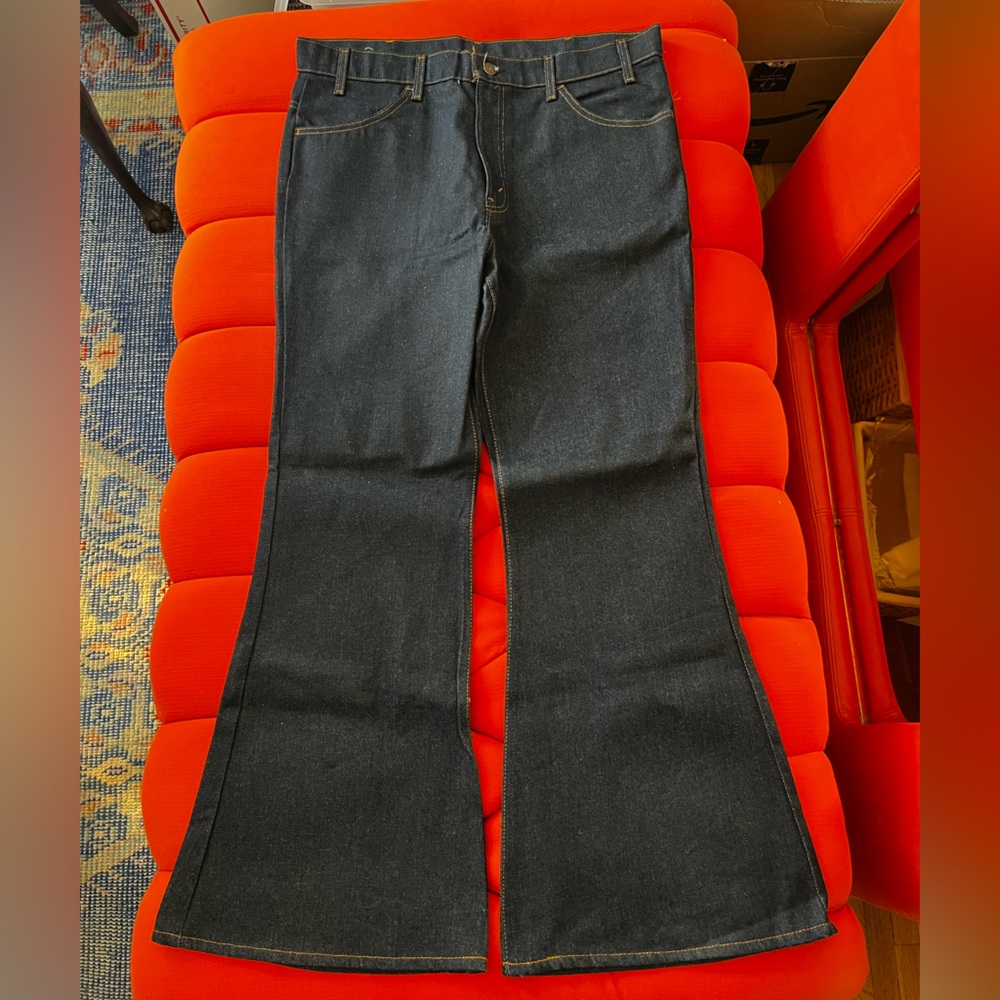 NOS Levi's 684 Orange Tab "Big Bells" Bellbottom Jeans new with tags 38w…